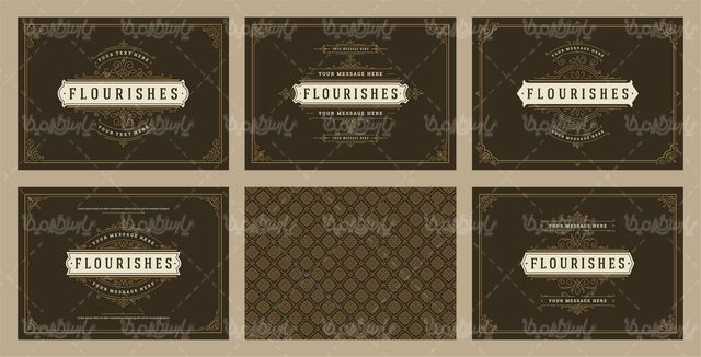 وکتور فریم گل