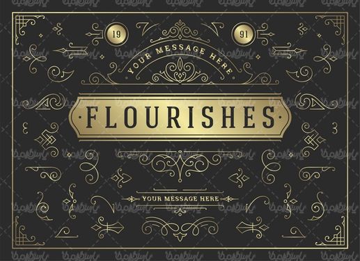 وکتور فریم گل