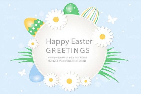 وکتور تخم مرغ رنگی