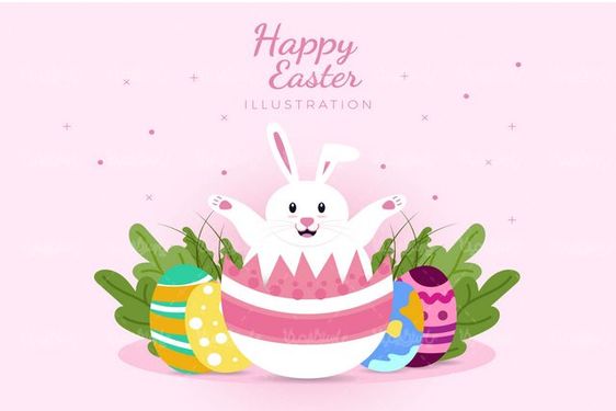 وکتور تخم مرغ رنگی