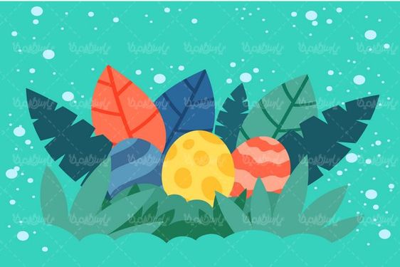 وکتور تخم مرغ عید نوروز