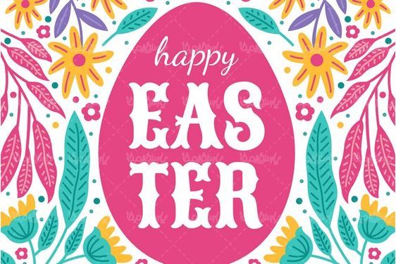 وکتور تخم مرغ رنگی