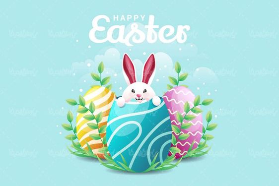 وکتور تخم مرغ رنگی