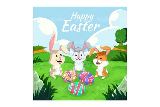 وکتور تخم مرغ رنگی