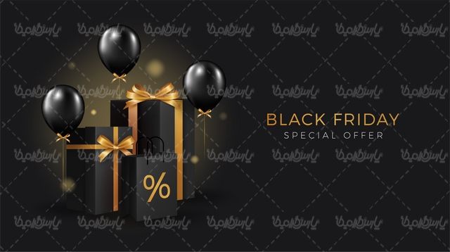 وکتور طرح فروش جمعه سیاه