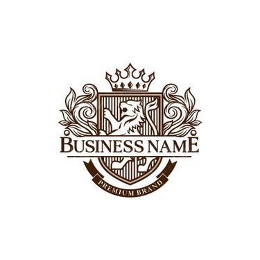 Jungle lion logo vector