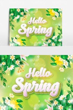 وکتور طرح بهار