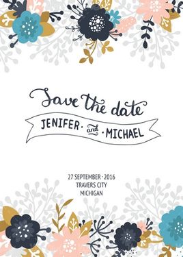 وکتور فریم گل