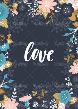 وکتور فریم گل