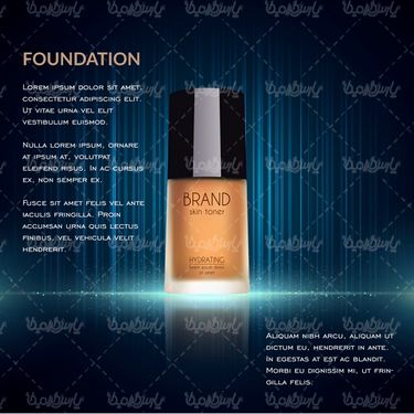 وکتور بسته بندی لوازم آرایشی