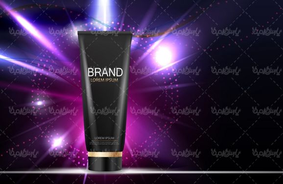 Cosmetics packaging vector