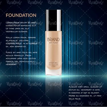 وکتور بسته بندی لوارم آرایش