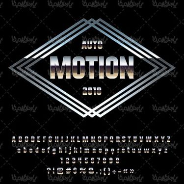 وکتور حروف لاتین