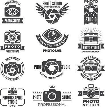 وکتور لوگو دوربین عکاسی