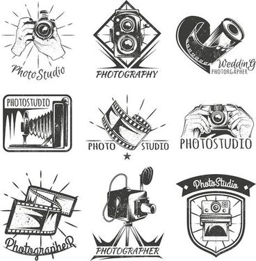 وکتور لوگو دوربین عکاسی