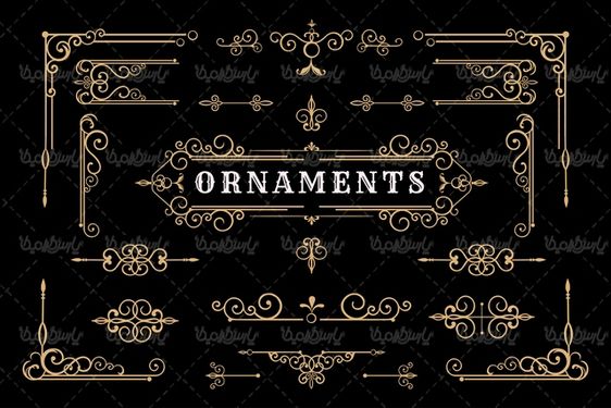 Flower border vector