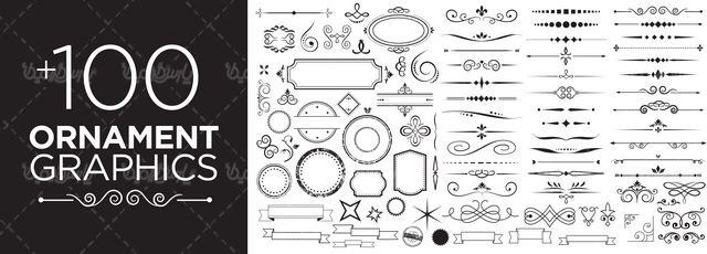 Flower border vector