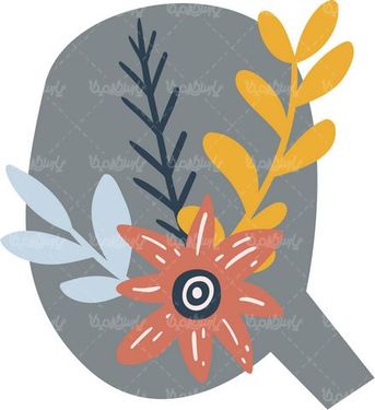 وکتور فریم گل