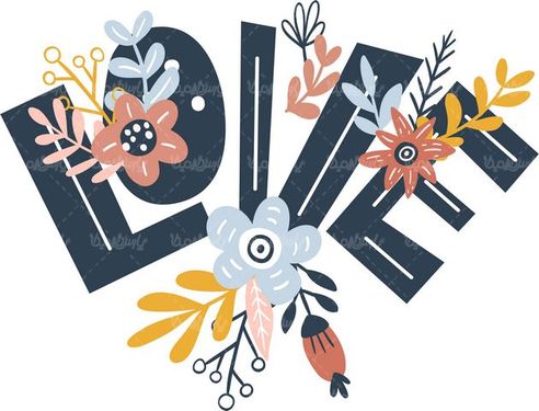 Vector English letters