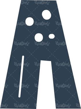 Vector English letters