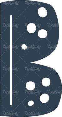 Vector English letters