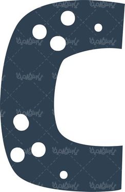 Vector English letters