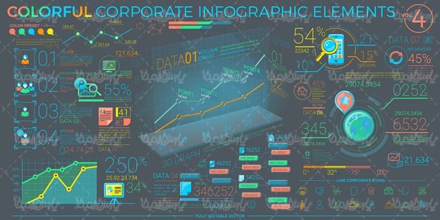 وکتور اینفوگرافی