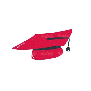 وکتور کلاه فارغ التحصیلی