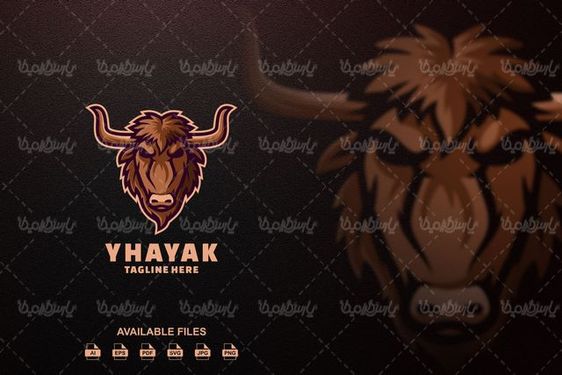 وکتور لوگو گاو