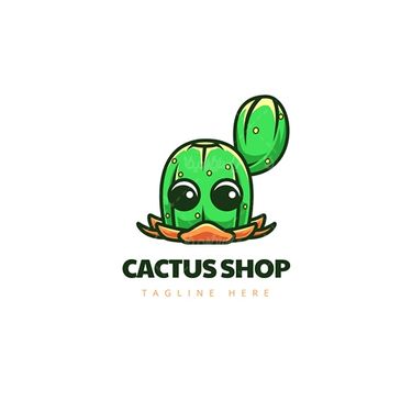 وکتور لوگو کاکتوس