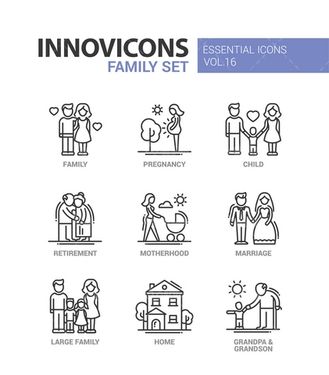 وکتور آیکن خانواده