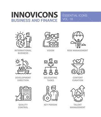 وکتور آیکن تجارت