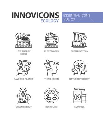 وکتور آیکن اکولوژی
