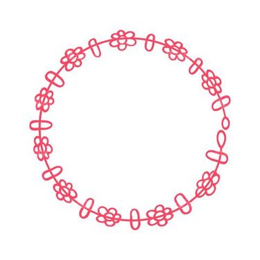 وکتور فریم گل