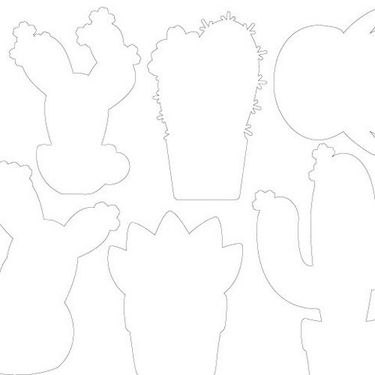 وکتور گل کاکتوس