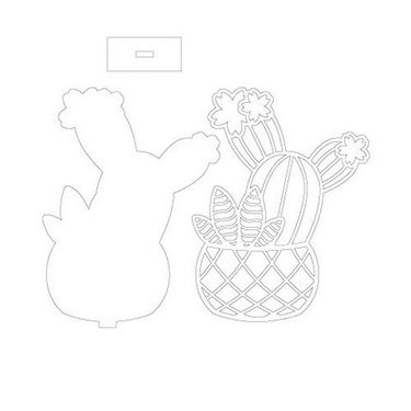 وکتور گل کاکتوس