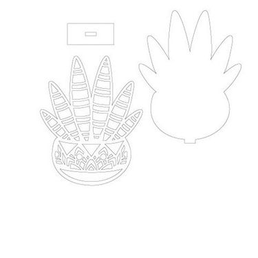 وکتور گل کاکتوس