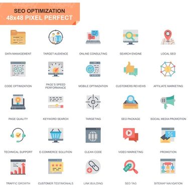 وکتور آیکن سئو