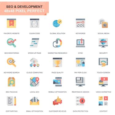 وکتور آیکن سئو