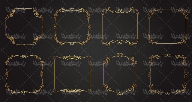 وکتور فریم گل