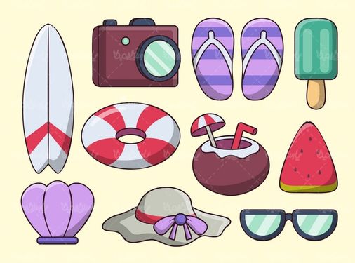 وکتور تخته موج سواری