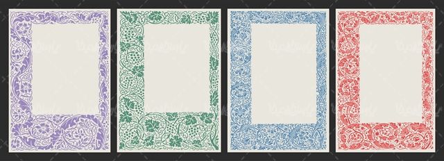 وکتور فریم گل