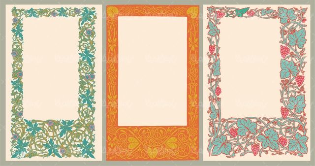 وکتور فریم گل