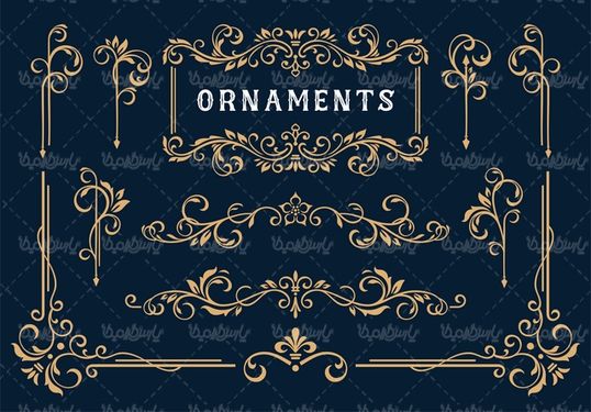 Flower border vector