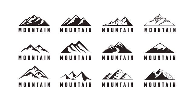 وکتور لیبل کوهنوردی