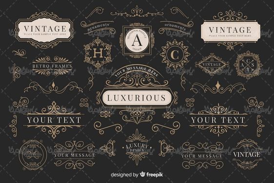 Flower border vector