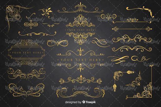 Flower border vector