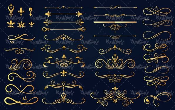 Flower border vector