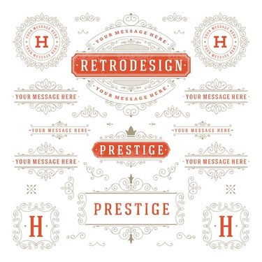 Flower border vector