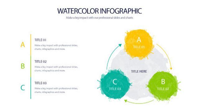 وکتور اینفوگرافی رنگی